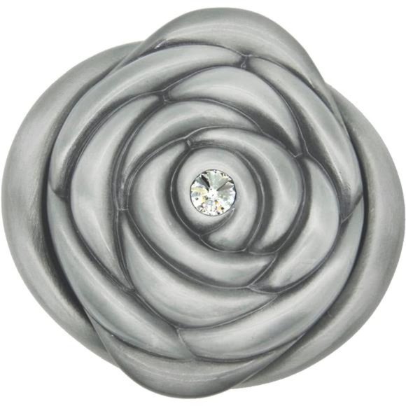 Vintage Rose Flower Style Antique Women Trinket Jewelry GiftBox Necklace Earring - Picture 2 of 7